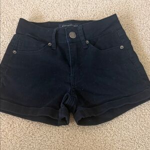 Aeropostale Women's black Jean Shorts